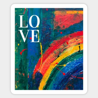 Colorful LOVE Sticker